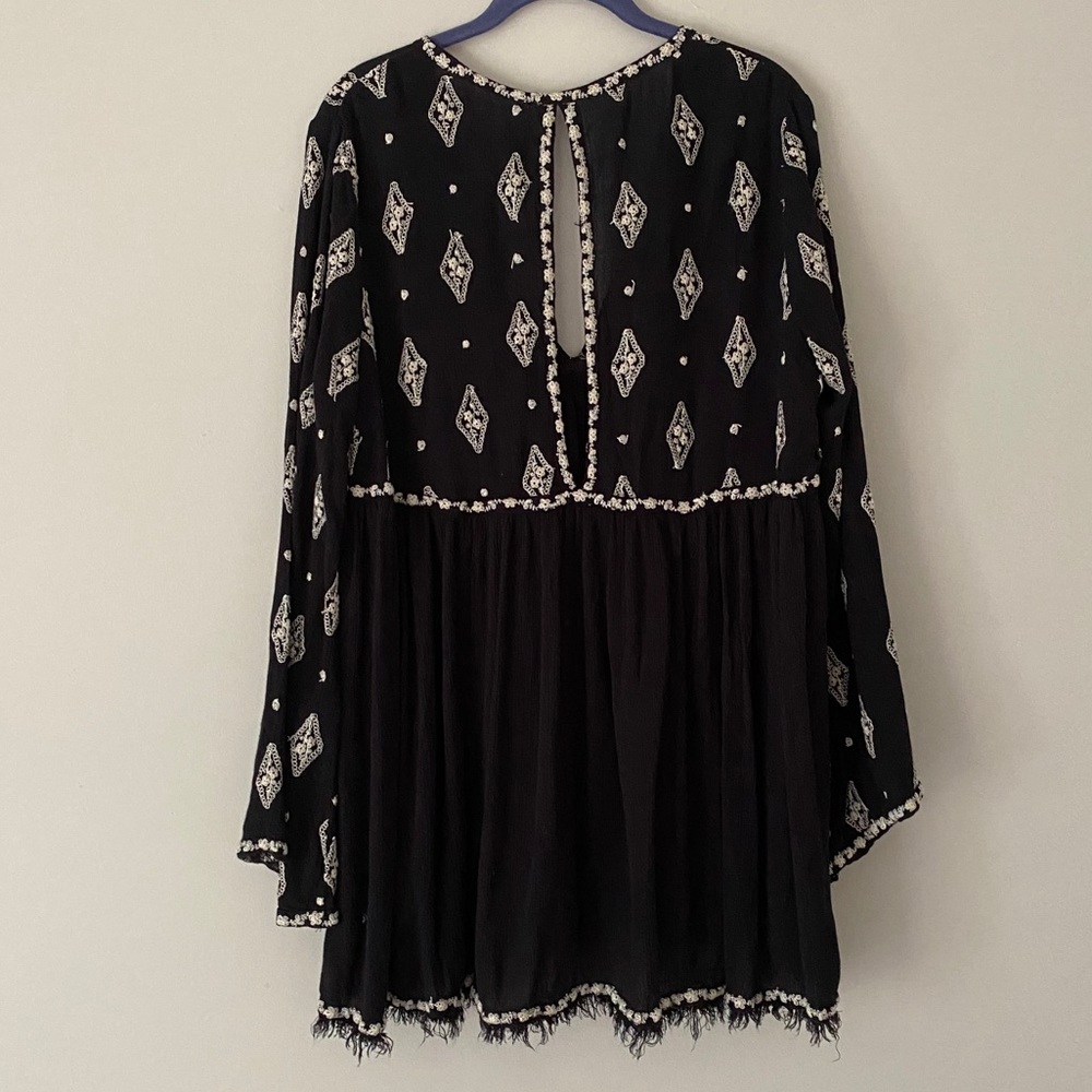 Free People Diamond Embroidered Shirt - Picture 5 of 7
